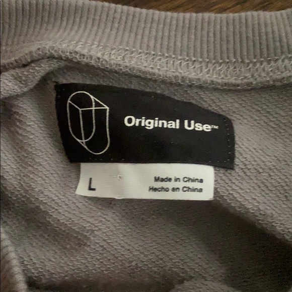 Thin oversized grey crewneck - Picture 2 of 2